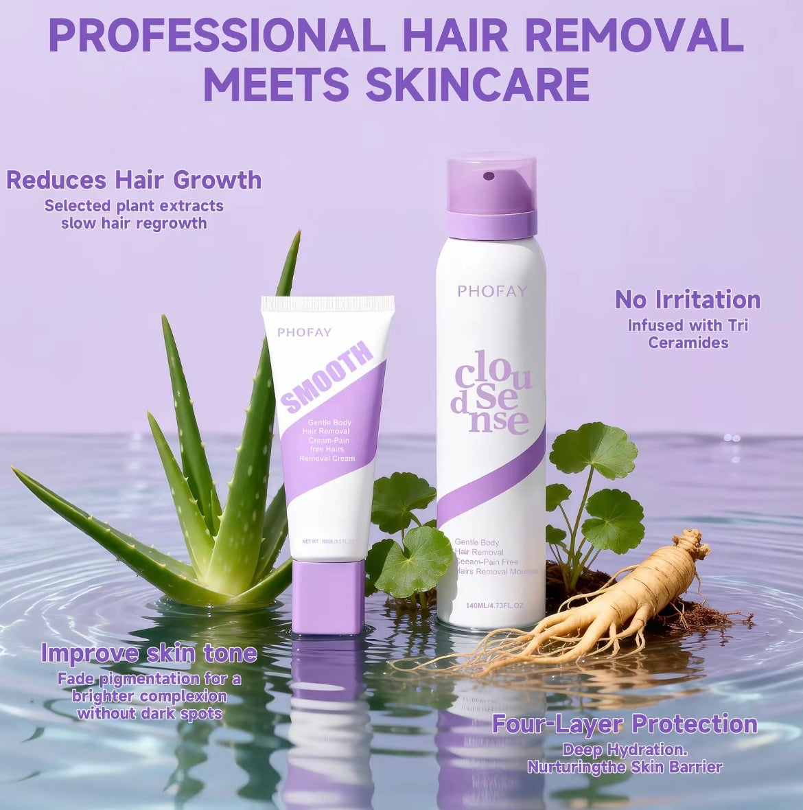 Natural hair removal
